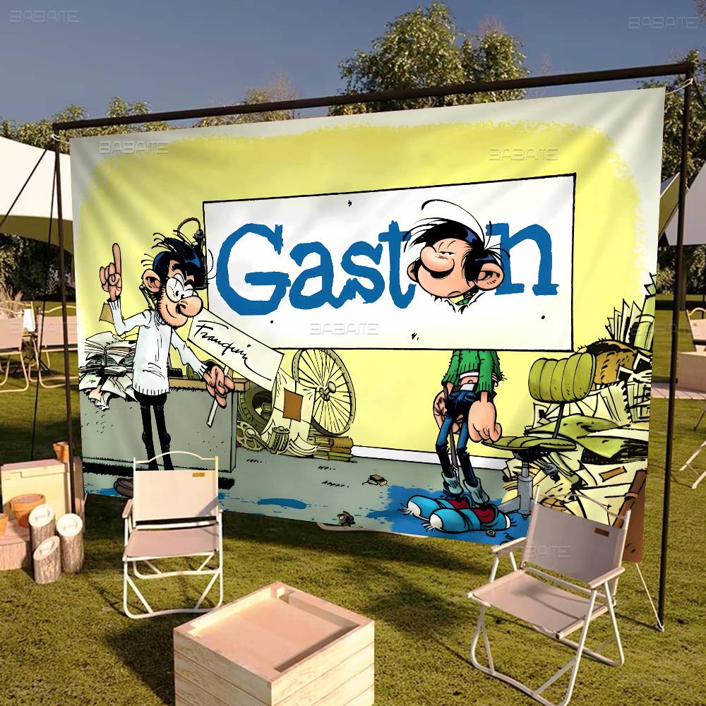 Commercial Banner Printing - Bandiera Pubblicitaria Commerciale G-Gaston Lagaffe Anime