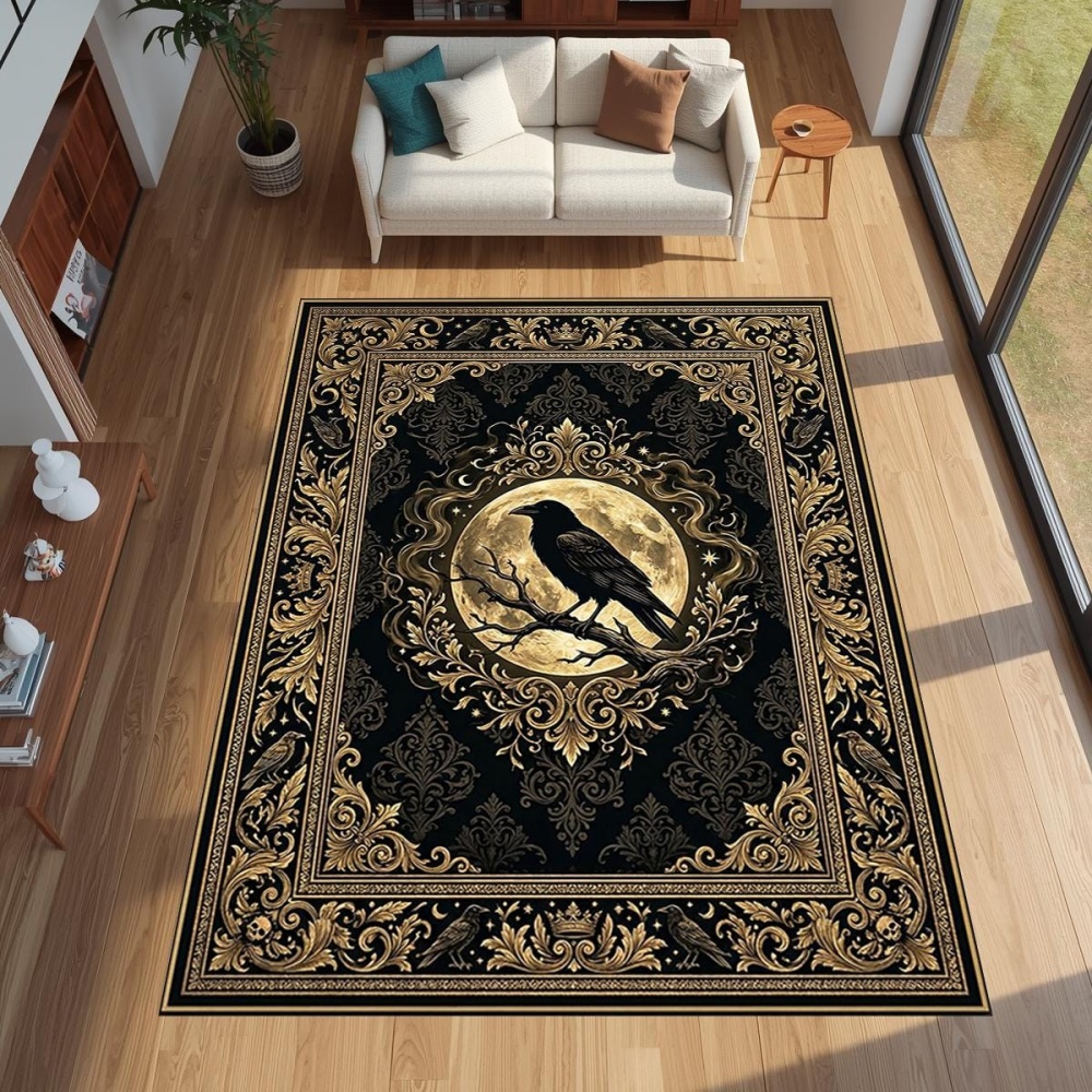 Commercial Printing Services - Tappeto grande con stampa Gothic Golden