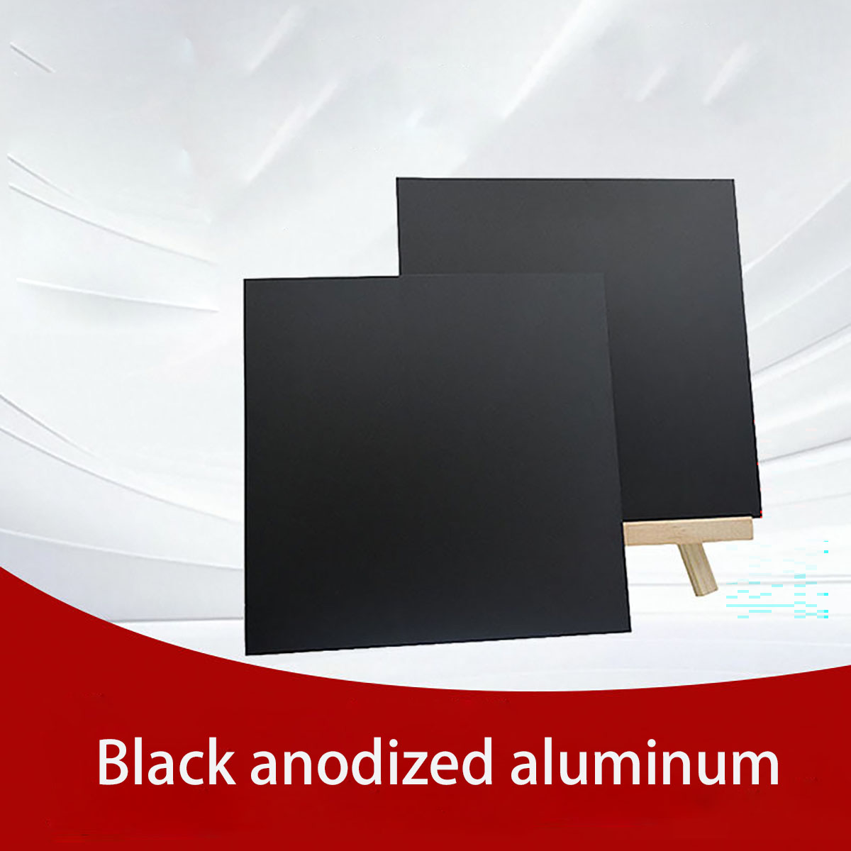 Commercial Uv Printing - Targa in Alluminio Anodizzato Nero 0,5mm,