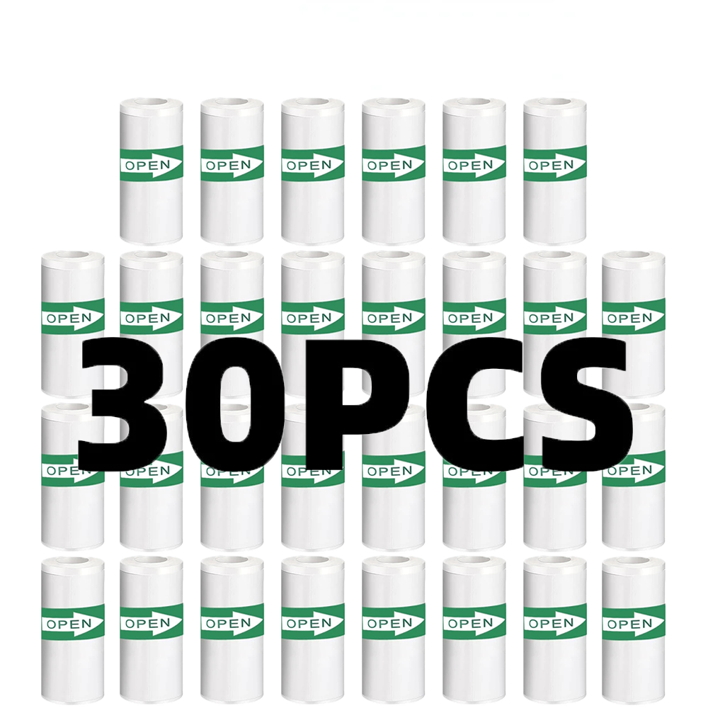 Heat Transfer Vinyl Roll - 30 rotoli 57*25mm carta termica adesivo