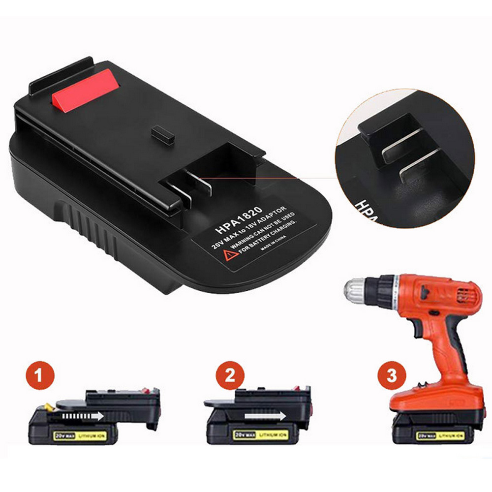 Black+Decker Tool 20V Max - Adattatore di ricambio HPA1820 per cavo