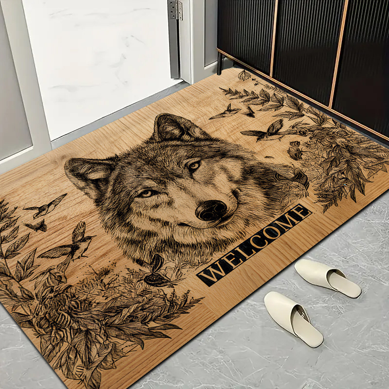 Commercial Printing Format - Tappetino Vintage in Flanella con Motivo