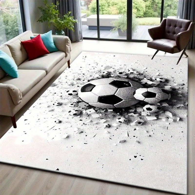 Commercial Printing Services - Tappeto Grande con Stampa Calcio, Tappetino