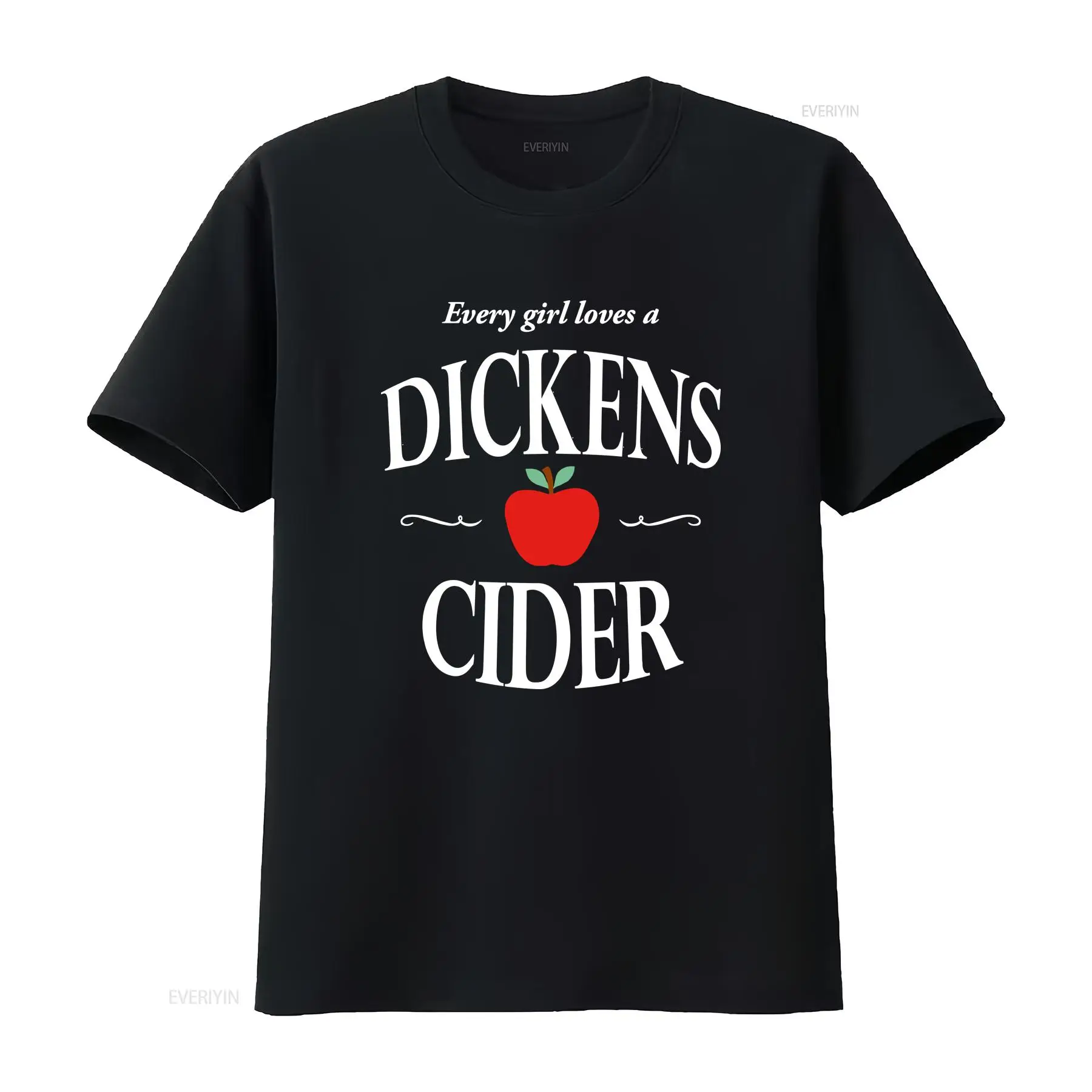 Commercial Shirt Printing - Ogni ragazza adora la maglietta Dickens