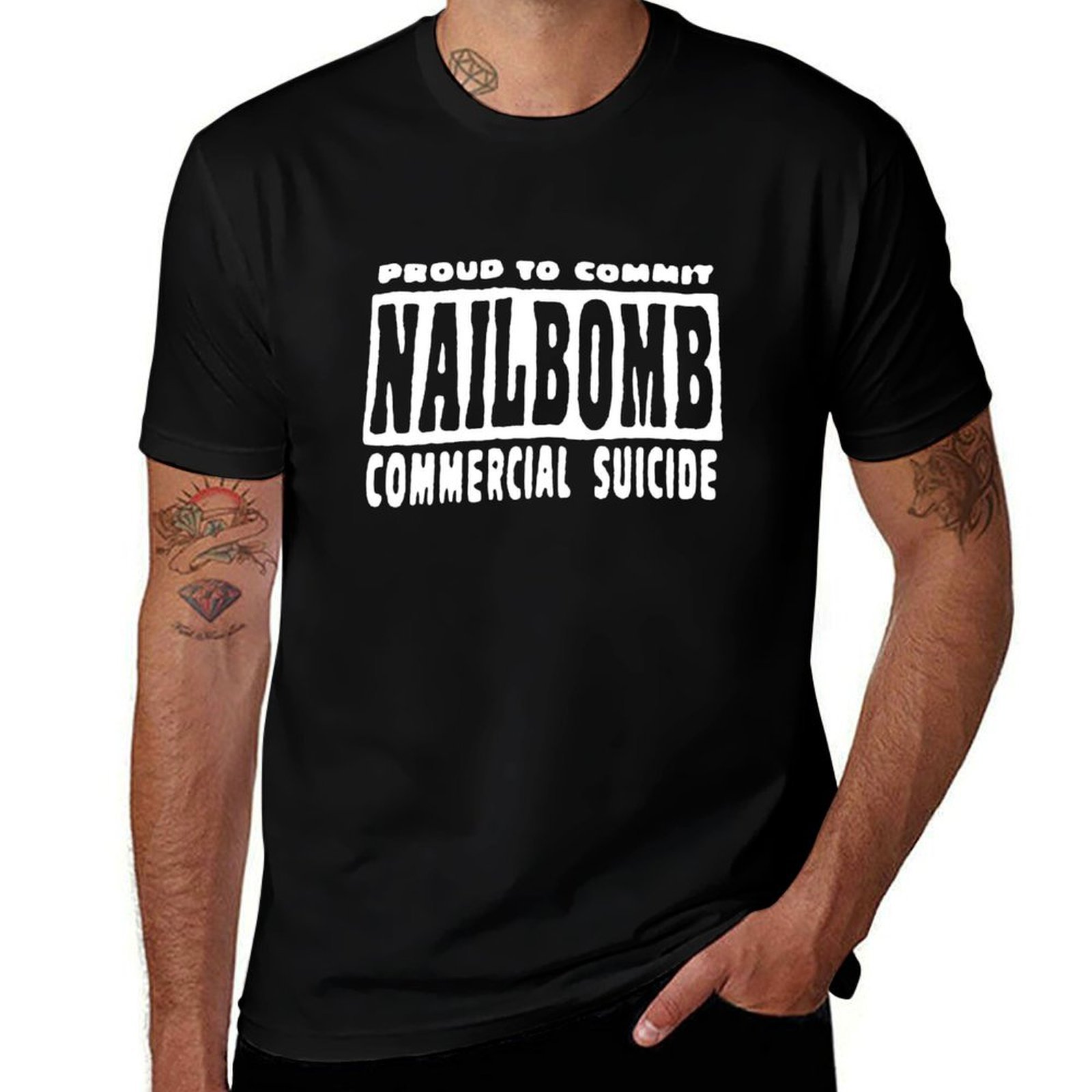 Commercial Shirt Printing - T-shirt da uomo con motivo trendy: