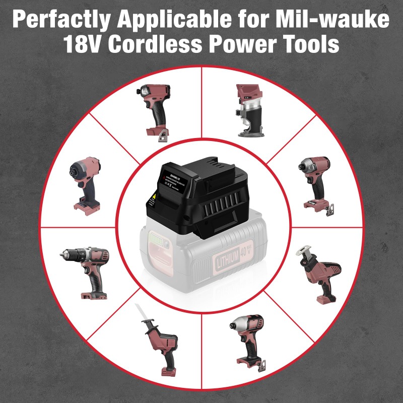Adattatore per batterie Black& - Black+Decker Tool Cordless recensione e prezzo