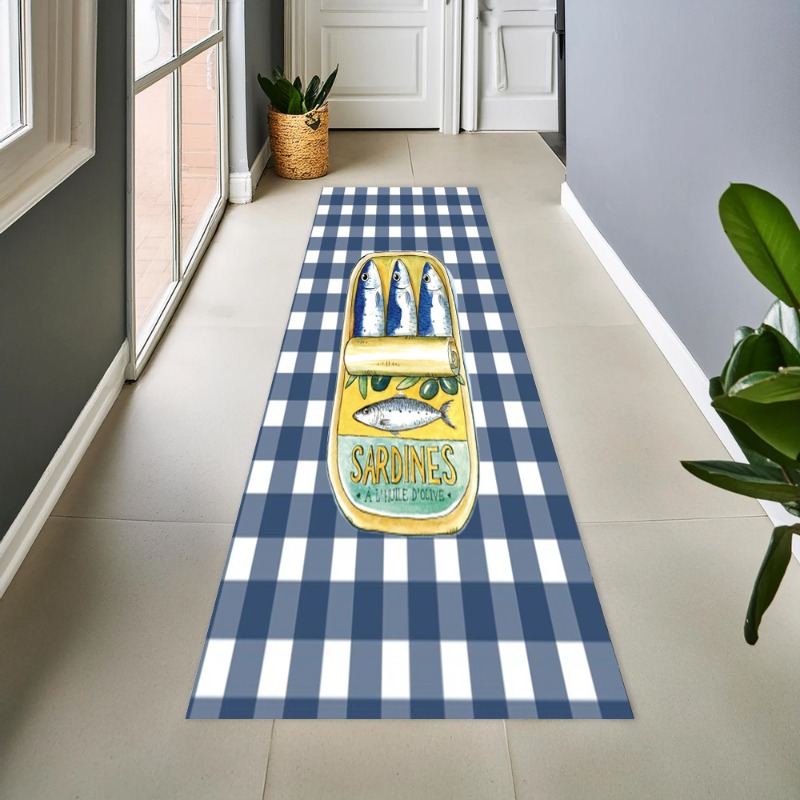 Tappeto Runner Vintage Blu a R - Commercial Printing And Graphics recensione e prezzo