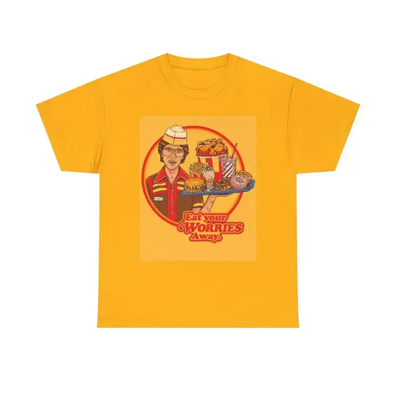 Maglietta Eat Your Worries, di - Commercial Shirt Printing recensione e prezzo