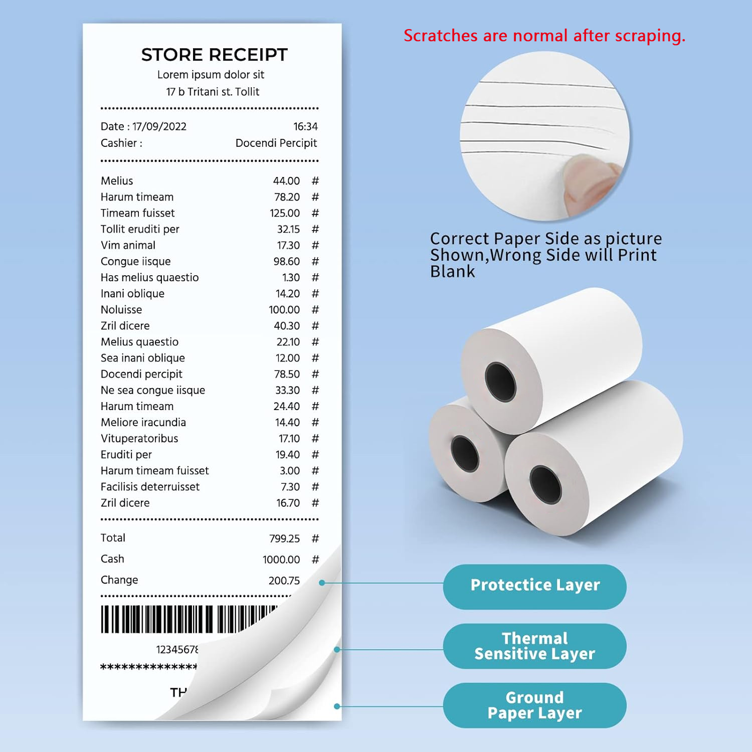 Carta termica per ricevute da  - Commercial Printing Services recensione e prezzo
