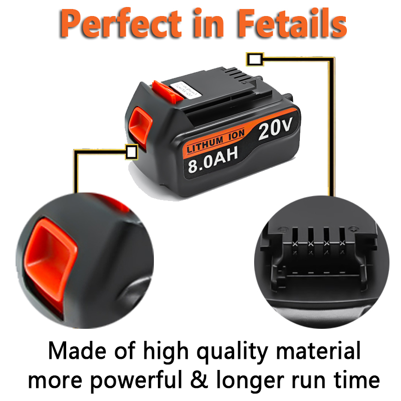 Batteria di ricambio ad alta c - Black+Decker Tool 20V Max recensione e prezzo