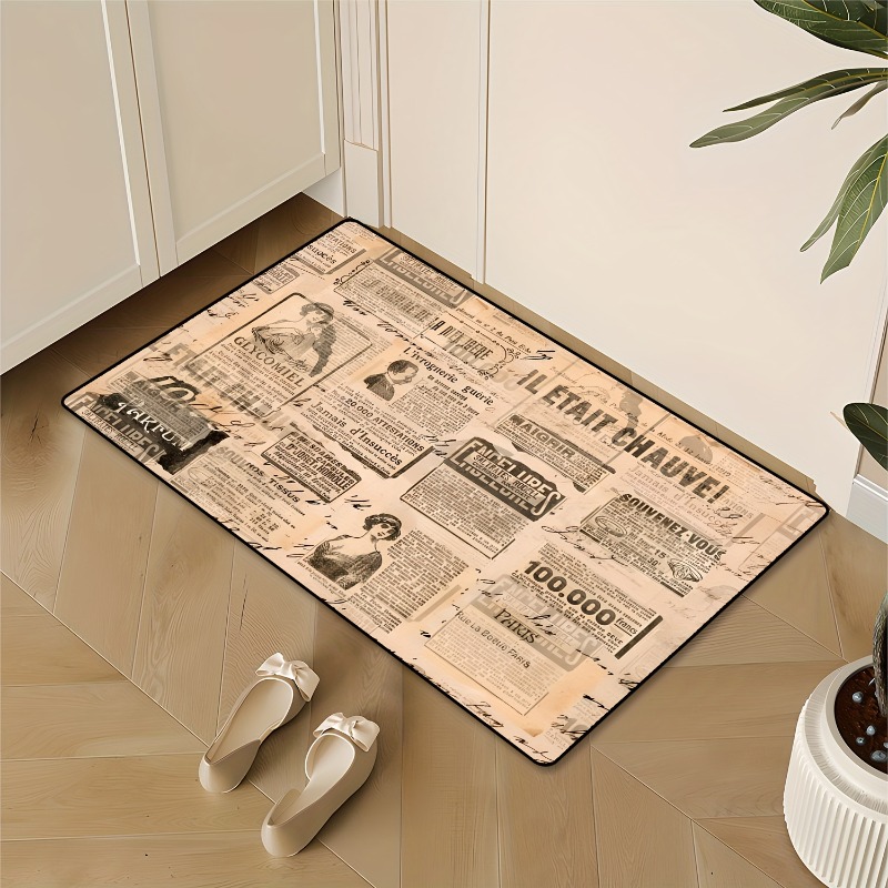 Tappetino Vintage in Flanella  - Commercial Newspaper Printing recensione e prezzo